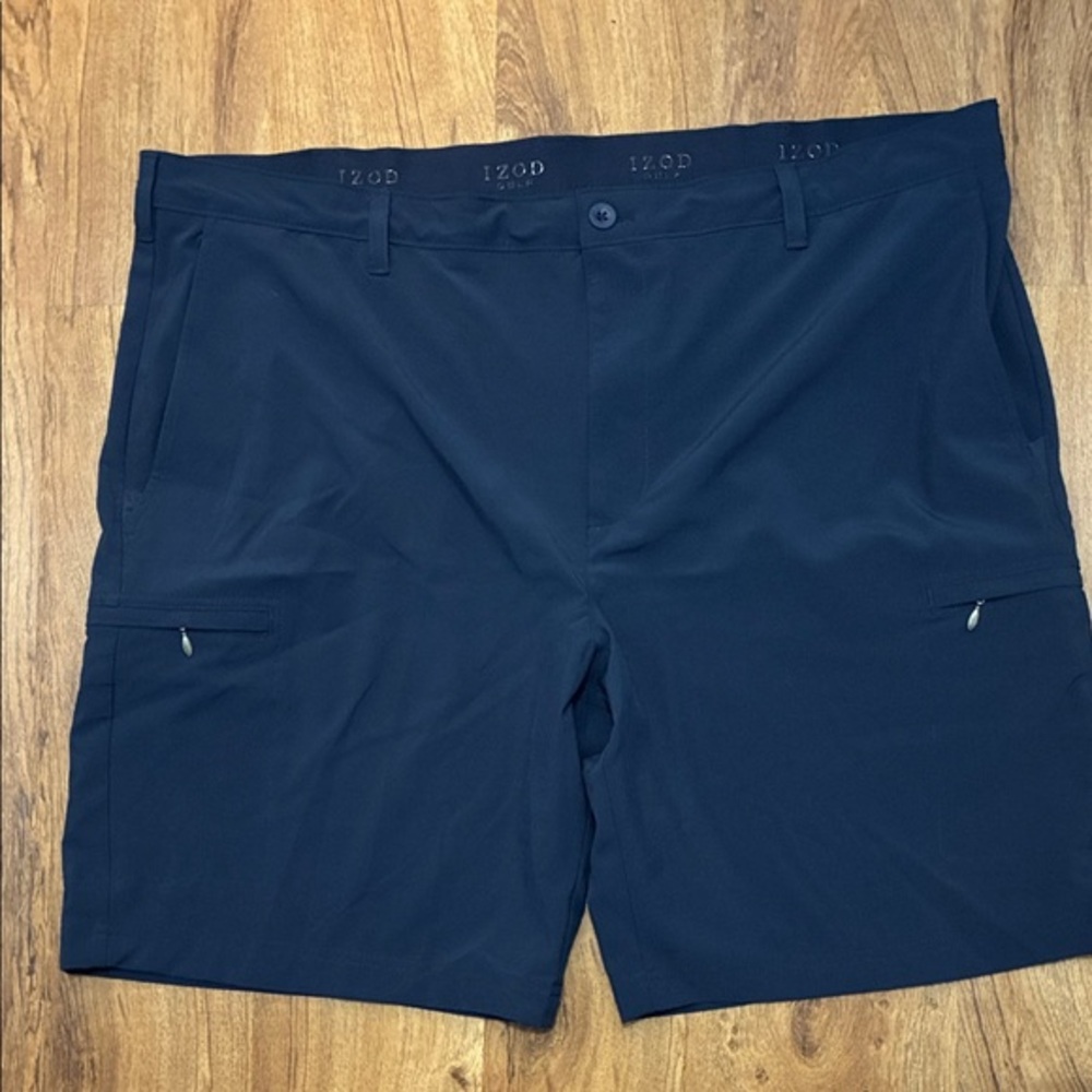 IZOD Golf Men's Performance Shorts - Navy Blue - Size 44
